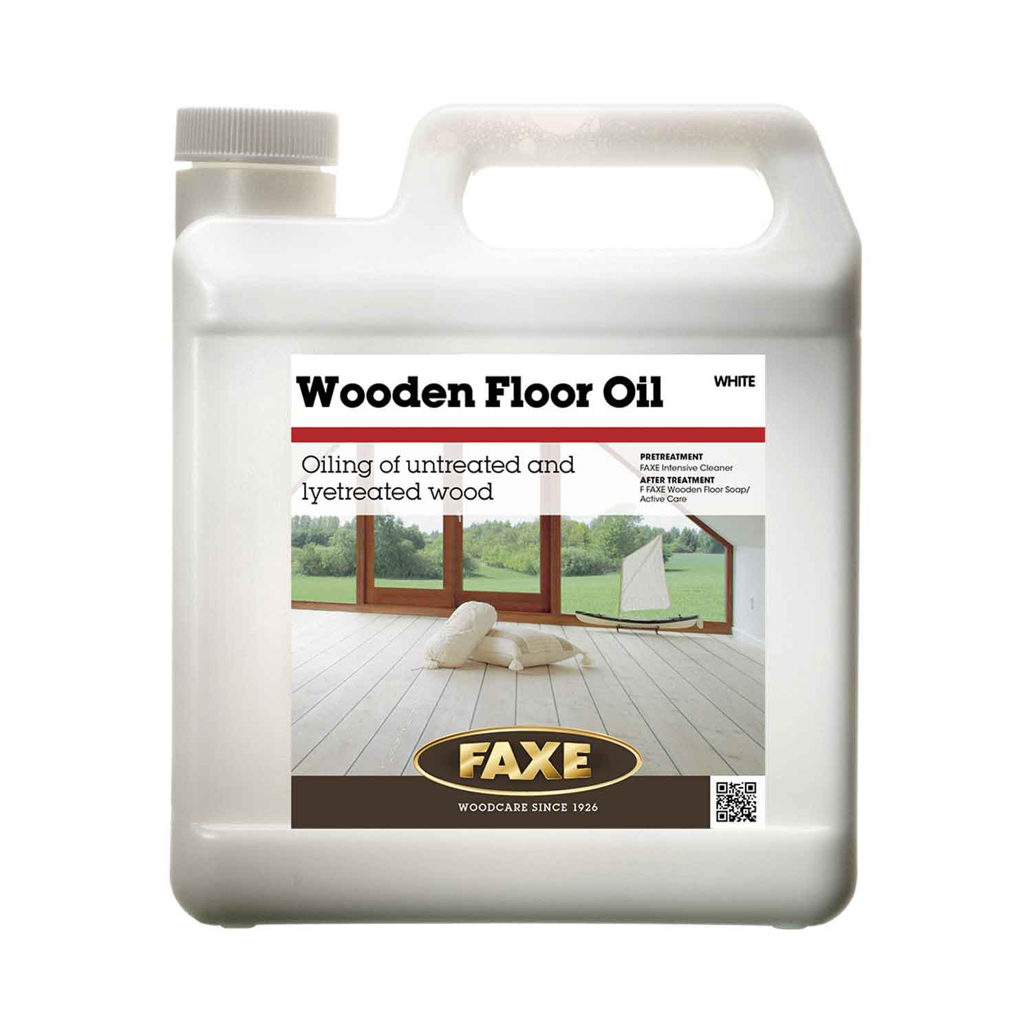 Faxe Wooden Floor Oil White