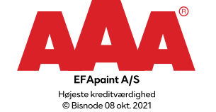 AAA EFApaint A/S Bisnode 2021 kreditværdighed