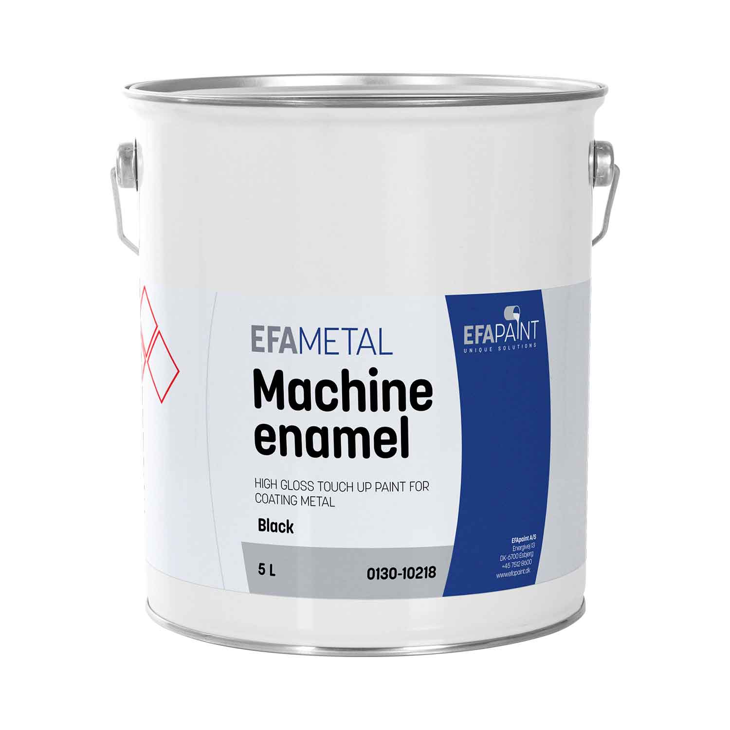 EFAmetal Machine Enamel black 5L