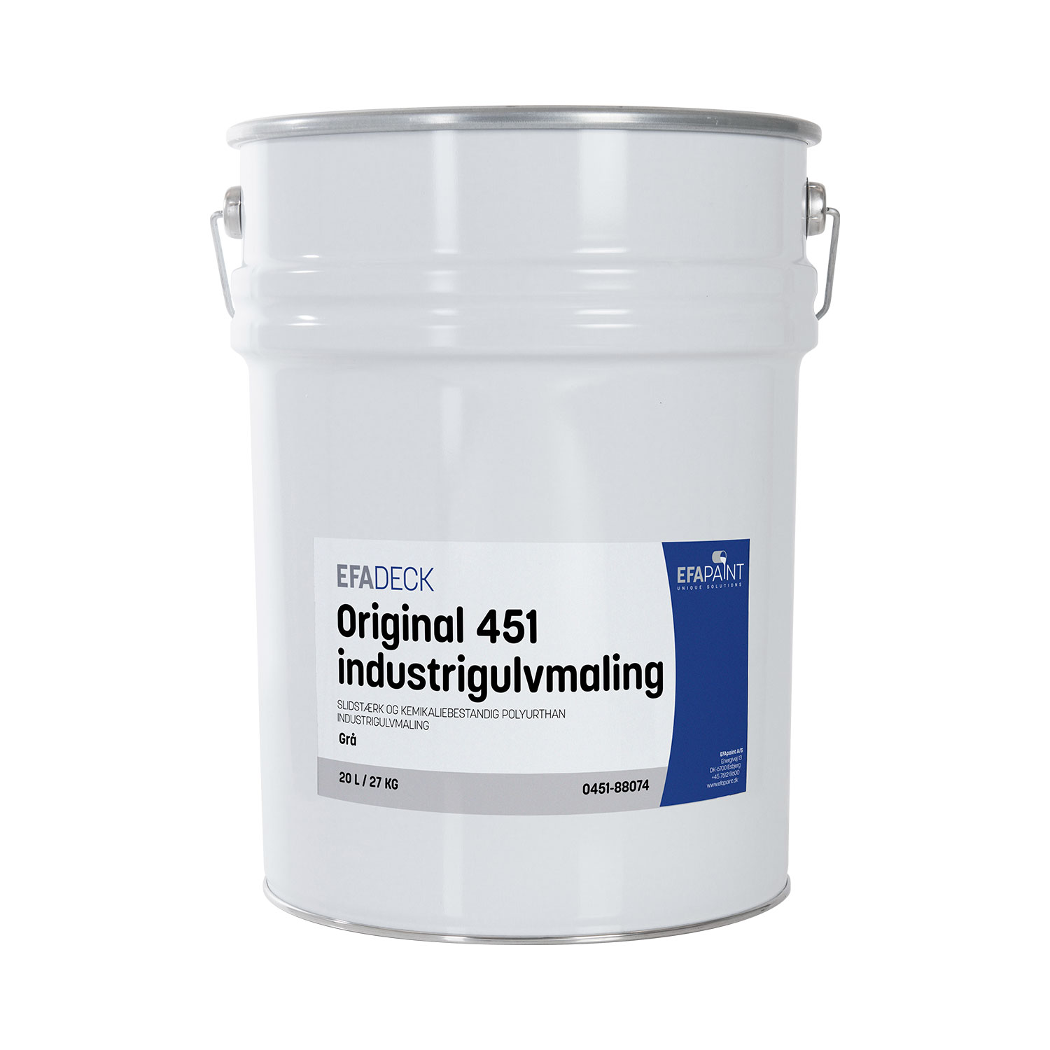 EFAdeck Original 451 Industrimaling grå