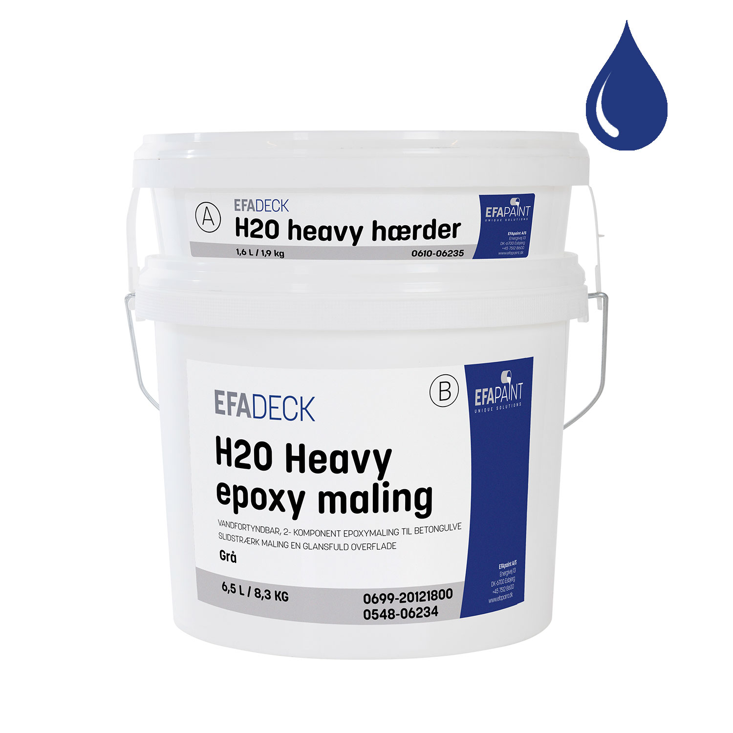 EFAdeck H2O Heavy Epoxymaling 8 liter