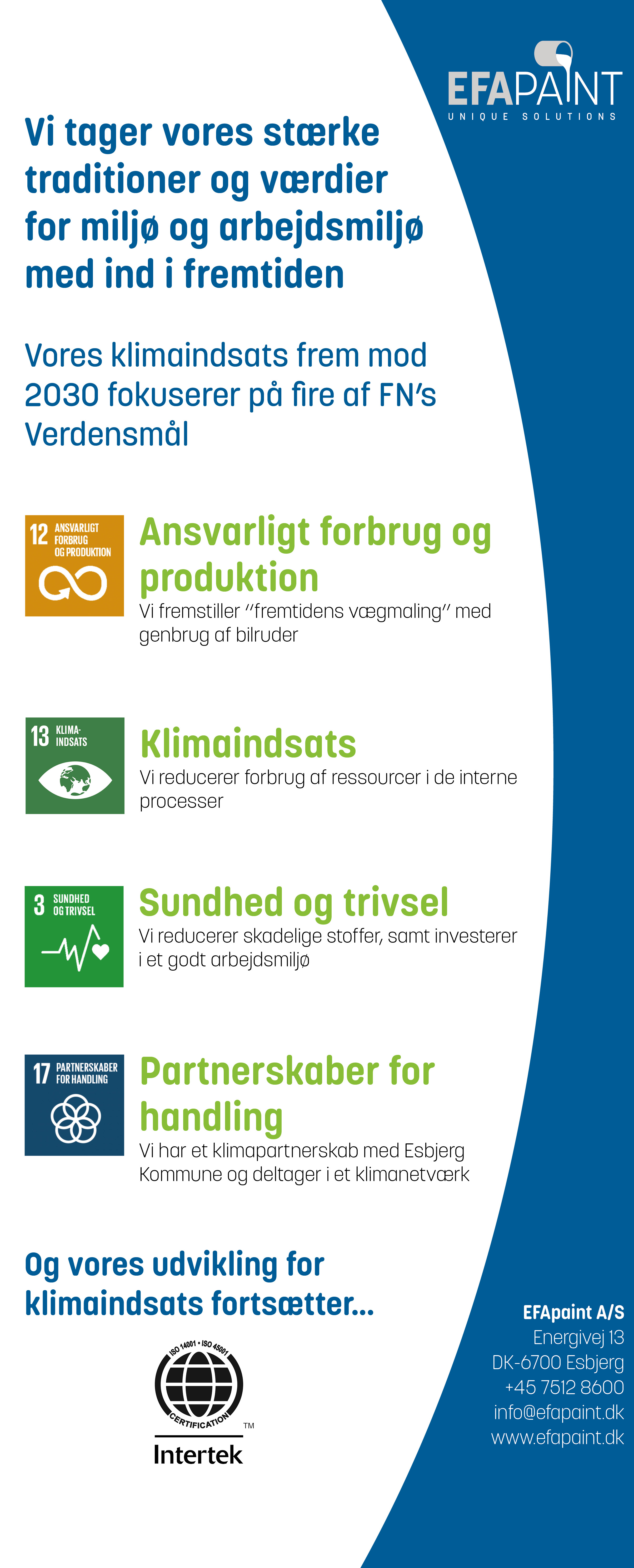 Roll-up EFAcare Vægmaling FN