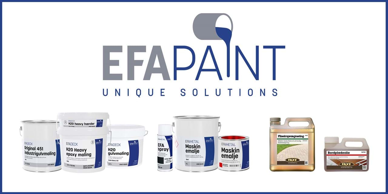 Billede af EFApaint produkter