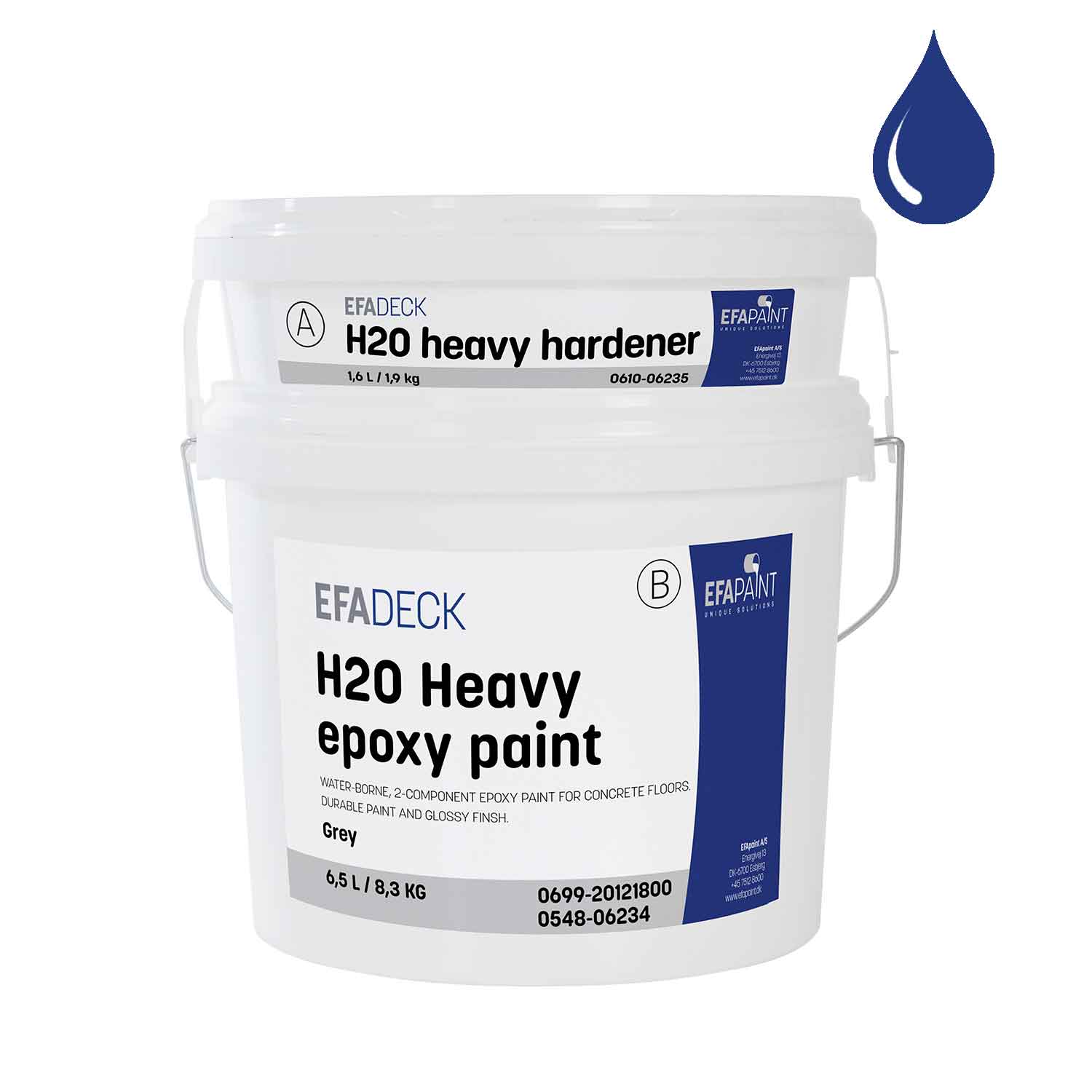 EFAdeck H2O Heavy Epoxy Paint 8L