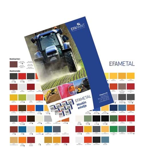 Farvekort Esbjerg maling farvekort - EFApaint